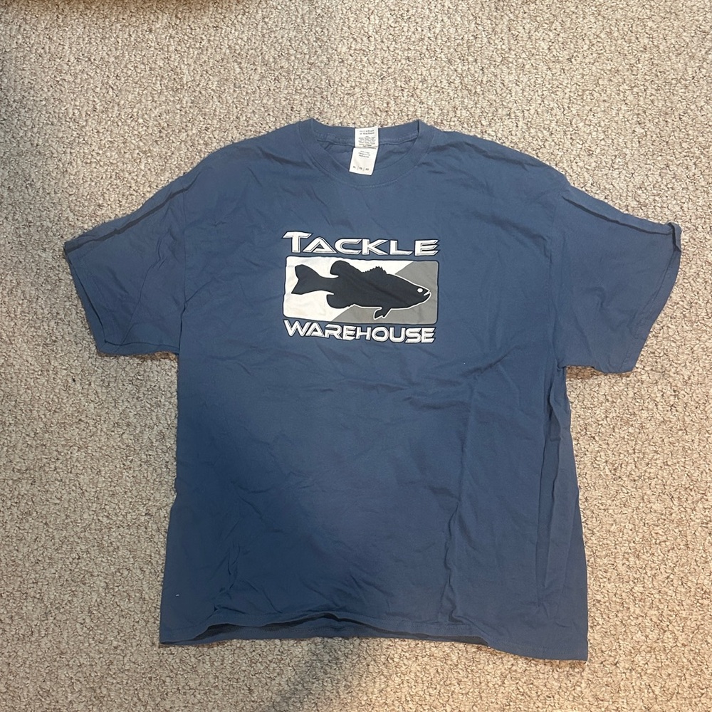 Warehouse Navy Graphic T-Shirt